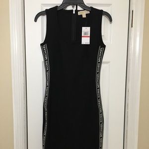 MICHAEL Michael Kors MK GO Logo Stripe Tank Dress